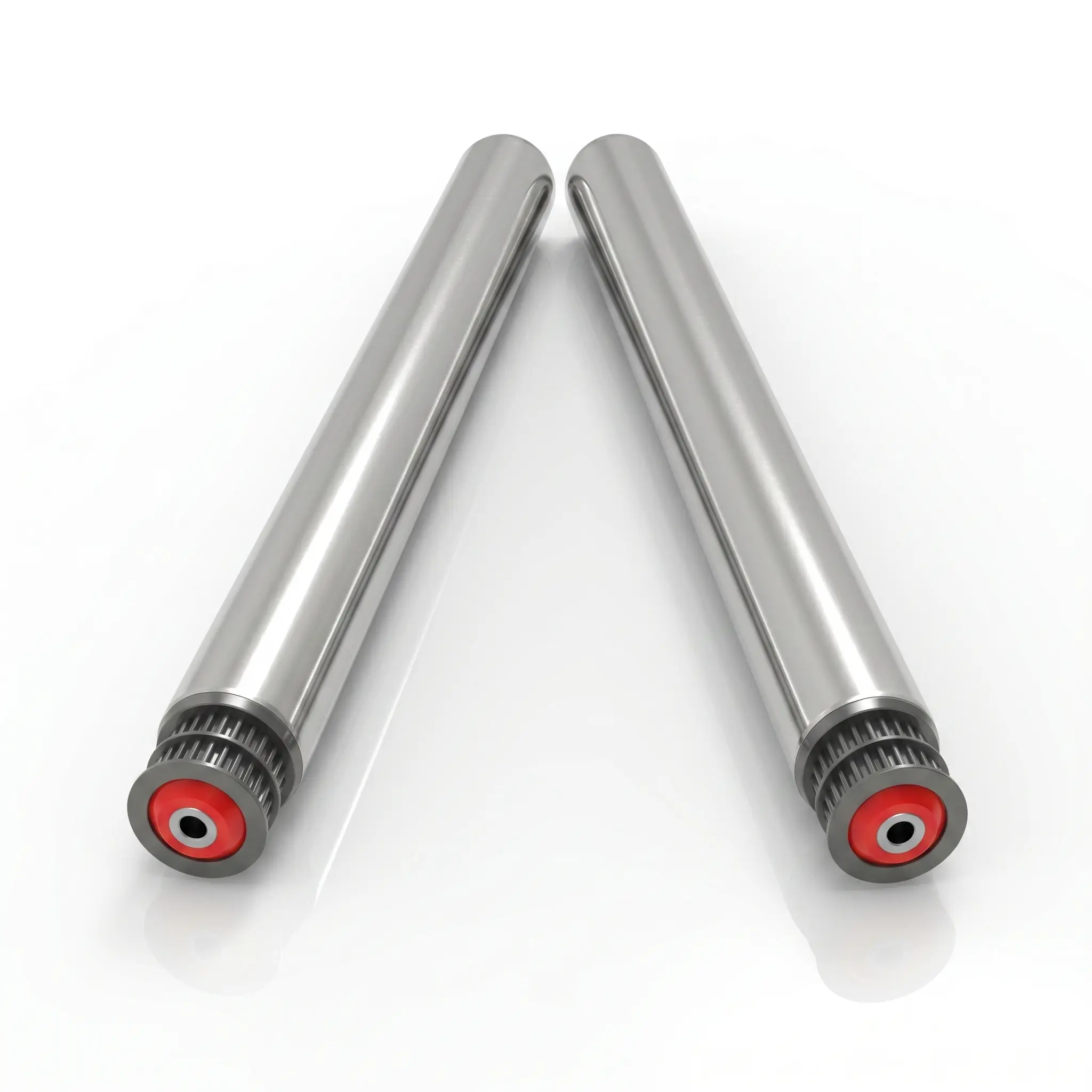 conical grooved conveyor rollers